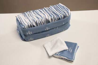 Ensemble de lingettes réutilisables (43 pièces)