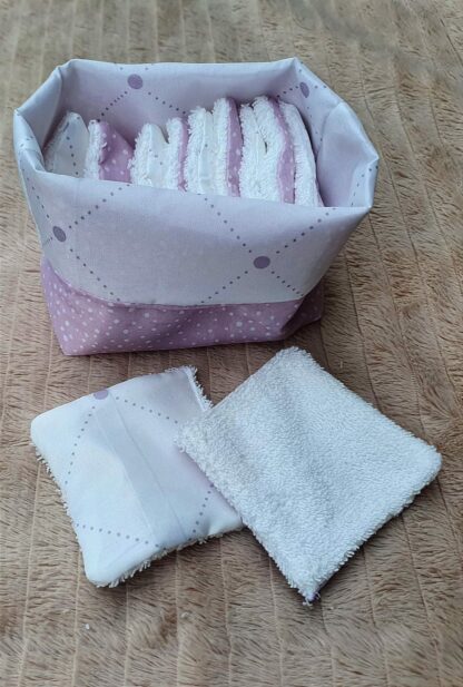 Ensemble de lingettes réutilisables (12 pièces) – Image 4
