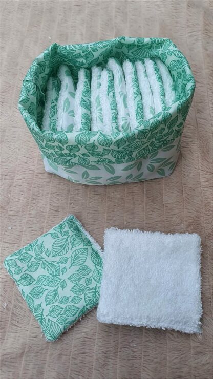 Ensemble de lingettes réutilisables (12 pièces) – Image 6