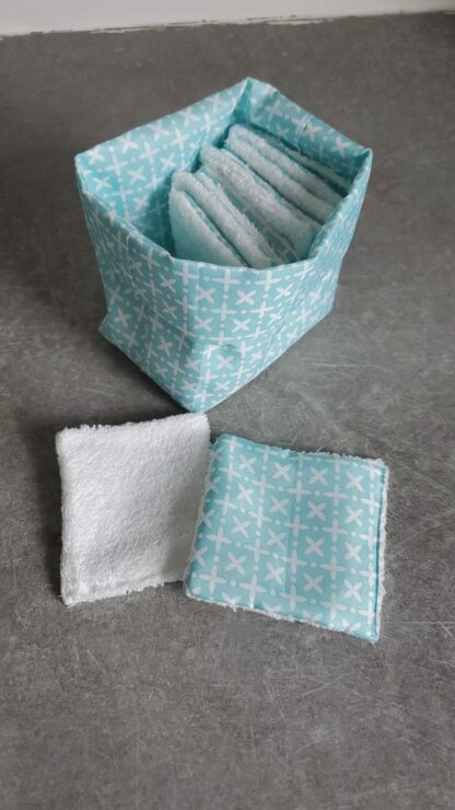 Ensemble de lingettes réutilisables (12 pièces) – Image 3