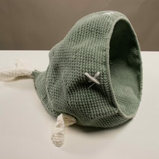 Panier Poisson - moyen, vert et blanc