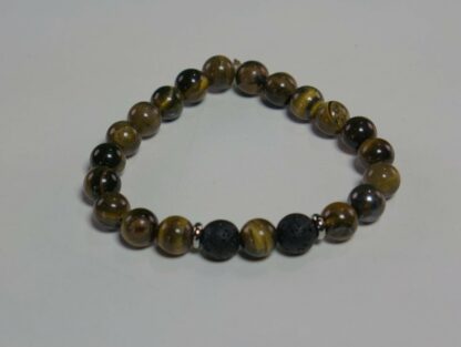 Bracelet en pierre de lave – Image 3