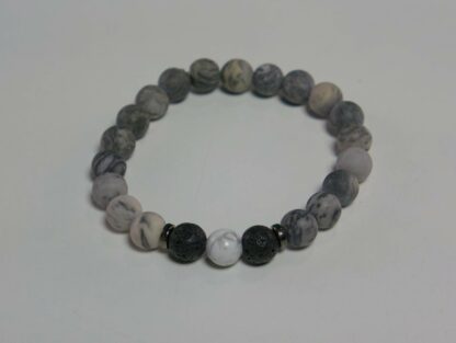 Bracelet en pierre de lave