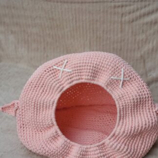 Panier Poisson - grand, rose