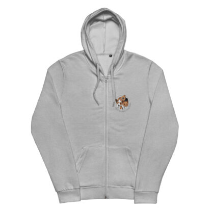 Sweat à capuche zippé unisexe – Image 5