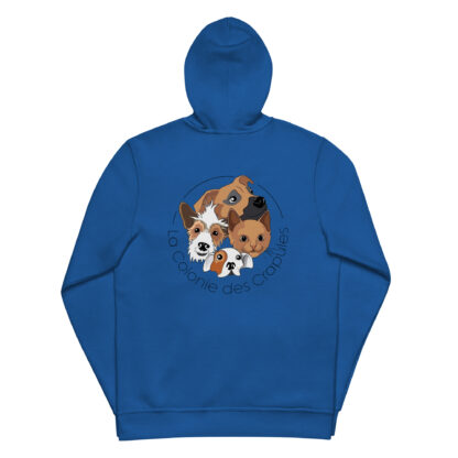 Sweat à capuche zippé unisexe – Image 8