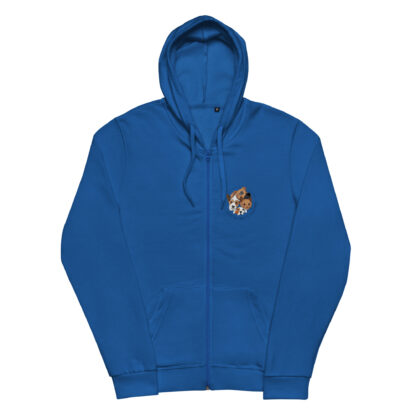 Sweat à capuche zippé unisexe – Image 4