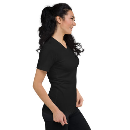 T-shirt Unisexe à Manches Courtes et Col V – Image 5