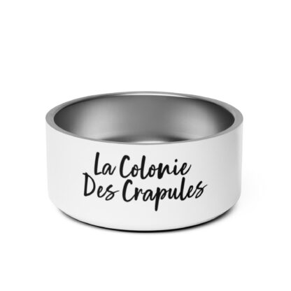 Gamelle floqué noir "La Colonie Des Crapules"