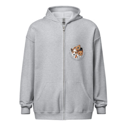 Sweat à capuche épais unisexe à fermeture éclair – Image 6