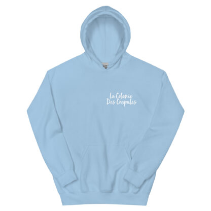 Sweat à capuche, ecriture blanche La Colonie Des Crapules avant, logo arr, jusqu'au 5XL – Image 17