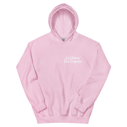 Sweat à capuche, ecriture blanche La Colonie Des Crapules avant, logo arr, jusqu'au 5XL – Image 19