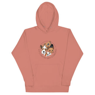 Sweat à Capuche Unisexe, logo La Colonie à l'avant