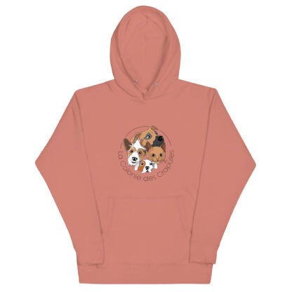 Sweat à Capuche Unisexe, logo La Colonie à l'avant